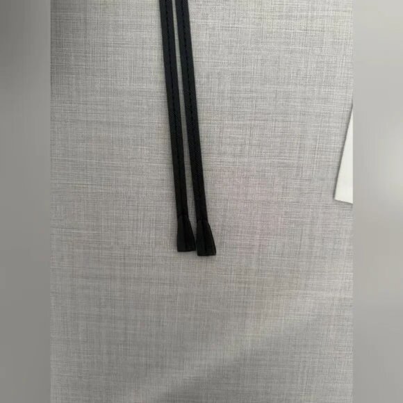 Prada Saffiano Leather Bolo Tie Unisex